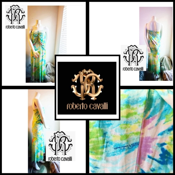 Absolutely STUNNING 💎 NWT Authentic Roberto Cavalli Strapless Dress (Col 437) - Picture 2 of 12